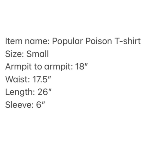 Popular Poison Shirt Small Karma Graphic T-shirt Roses Butterflies Tie Dye - Picture 4 of 9